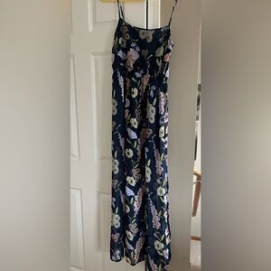 Floral print maxi dress
